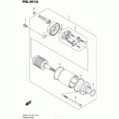 Схема узла: Стартер электрический для Suzuki SV650