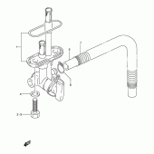 Схема вузла: Паливний кран для Suzuki DR250