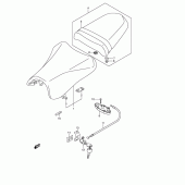 Схема вузла: Сидіння для Suzuki GSX-R1000