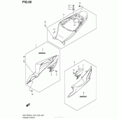 Схема узла: Боковые панели (Ar5) для Suzuki GSX-R600
