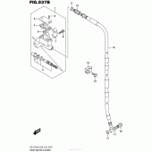 Схема узла: Передний тормозной цилиндр (Dr-Z125Ll6 E33) для Suzuki DR-Z125 DR-Z125