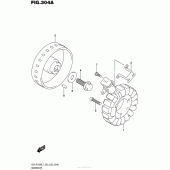 Схема узла: Генератор для Suzuki GSX-R1000