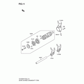 Схема узла: Переключение/вилка переключения для Suzuki VZ1600 Marauder