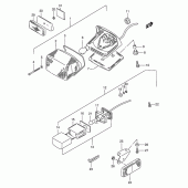 Схема вузла: Задній ліхтар (Stop-сигнал) (Model s) для Suzuki VS800 Intruder 800