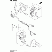 Схема вузла: Пульт управління рульовий (An650Zl6 E33) для Suzuki AN650 Burgman (EU analogue of SkyWave)