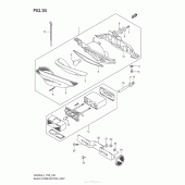 Схема вузла: Задній ліхтар (Стоп-сигнал) для Suzuki GW250 Inazuma