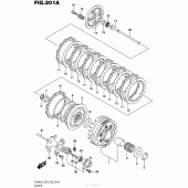Схема узла: Сцепление для Suzuki VL800 Boulevard C50