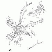 Схема вузла: Карбюратор (Front)(model s) для Suzuki VS800 Intruder 800