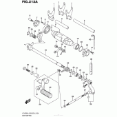 Схема узла: Копирный вал & Вилки & Вал переключения для Suzuki VZ1500 Boulevard M90