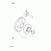 Схема узла: Привод стартера для Suzuki GSX-R750