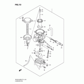 Схема узла: Карбюратор (En125-2ak9) для Suzuki EN125