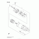 Схема узла: Стартер электрический для Suzuki GSX-R600