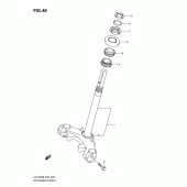 Схема узла: Рулевая траверса для Suzuki UX125 Sixteen