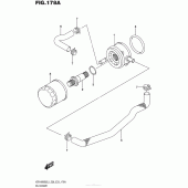 Схема вузла: Олійний охолоджувач для Suzuki VZR1800 Boulevard M109R BOSS