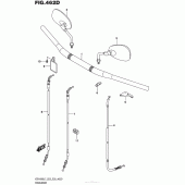 Схема узла: Руль & Тросики (Vzr1800Bzl7 E33) для Suzuki VZR1800 Boulevard M109R B.O.S.S