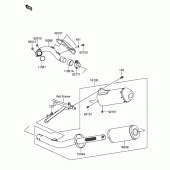 Схема вузла: Вихлопна система для Suzuki RM-Z250