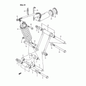 Схема вузла: Важіль прогресії (Model n/p) для Suzuki GSX-R750