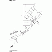 Схема вузла: Вихлопна система для Suzuki RM-Z450
