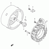 Схема вузла: Статор & Ротор для Suzuki DL1000 V-Strom