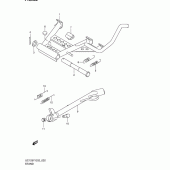 Схема вузла: Підставка для Suzuki UC125 Epicuro