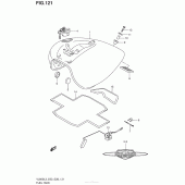 Схема узла: Топливный бак (Vl800L3 E33) для Suzuki VL800 Boulevard C50T