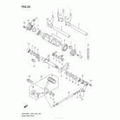 Схема узла: Копирный вал & Вилки & Вал переключения для Suzuki VZR1800 Boulevard M109R