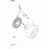 Схема узла: Статор & Ротор для Suzuki UH125 Burgman