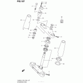 Схема вузла: Steering Stem (Vl800Cl3 E33) для Suzuki VL800 Boulevard C50C