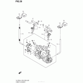 Схема узла: Throttle Body (Vl1500Bl4 E03) для Suzuki VL1500 Boulevard C90