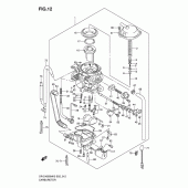 Схема узла: Карбюратор для Suzuki DR-Z400 DR-Z400SM
