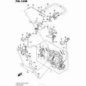 Схема вузла: Throttle Body (Vz1500L6 E33) для Suzuki VZ1500 Boulevard M90
