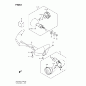Схема вузла: Поворотники (Vzr1800l2 e51) для Suzuki VZR1800 Intruder M1800R/ Boulevard M109R