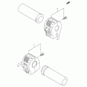 Схема узла: Пульт управления рулевой (Model t/v/w/x/y/k1/k2/k3) для Suzuki LS650 Savage