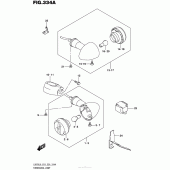 Схема вузла: Поворотники для Suzuki LS650 Boulevard S40