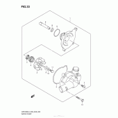 Схема вузла: Водяний насос Suzuki VZR1800 Boulevard M109R
