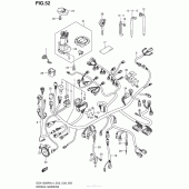 Схема вузла: Wiring Harness (Gsx1300Ral4 E33) для Suzuki GSX1300 Hayabusa