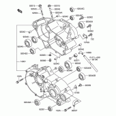 Схема вузла: Картер двигуна для Suzuki RM100