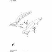 Схема вузла: Кронштейн заднього крила Suzuki VZ800 Boulevard M50