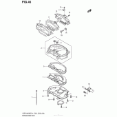 Схема вузла: Speedometer (Vzr1800Bzl4 E28) для Suzuki VZR1800 Boulevard M109R BOSS