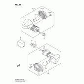 Схема узла: Поворотники для Suzuki DL650 V-Strom