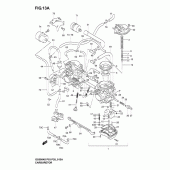 Схема узла: Карбюратор (Model k4/k5/k6) для Suzuki GS500