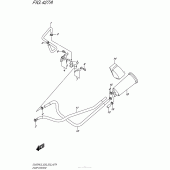 Схема вузла: Система вентиляції бензобака (Dl650Al5 E33) для Suzuki DL650 V-Strom