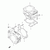 Схема вузла: Циліндр для Suzuki SV1000