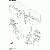 Схема вузла: Підніжки для Suzuki VZ1500 Boulevard M90