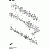 Схема вузла: Трансмісія для Suzuki GSX-R750