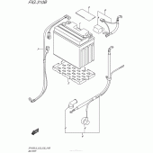 Схема вузла: Акумулятори (Sfv650L5 E28) для Suzuki SFV650 Gladius