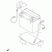 Схема вузла: Акумулятор для Suzuki DR650 DR650SE