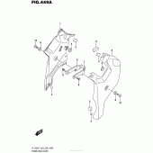 Схема вузла: Верхня накладка рами для Suzuki VL1500 Boulevard C90 BOSS