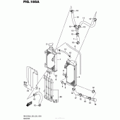 Схема вузла: Радіатор для Suzuki RM-Z250