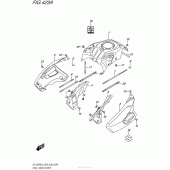 Схема вузла: Накладка паливного бака Suzuki DL1000 V-Strom